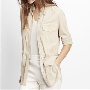 Vince Sueded Lamb Leather Buttery Soft Jacket